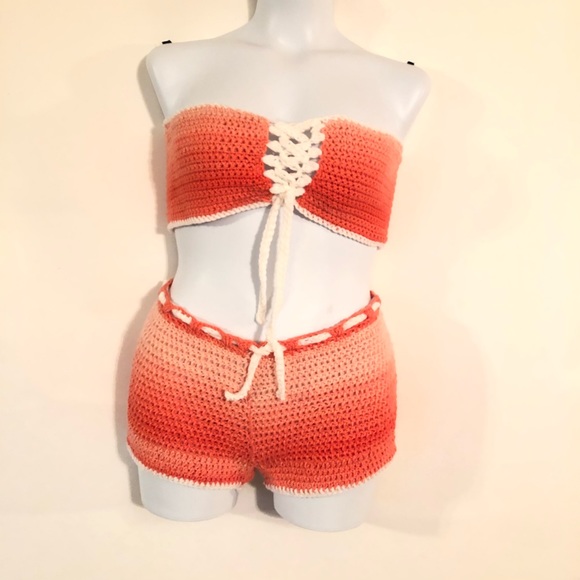 Shorts | Two Piece Crochet Short Set 